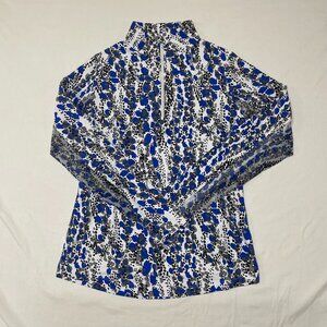 1/4 zip Ibkül long-sleeved sun shirt